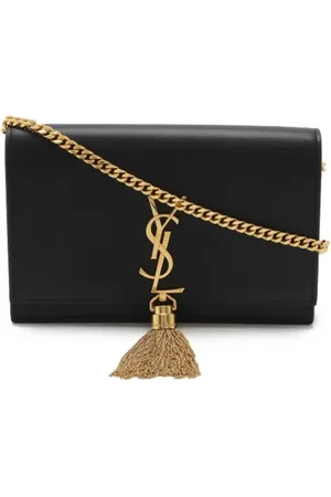 Saint Laurent Pre-owned, Kobieta, Czarny, ONE SIZE, Skóra, Pre-owned skórzane torby na ramię