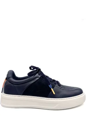 Barracuda Buty, Kobieta, Niebieski, 41 EU, Zamsz, Podstawowy Sneaker z Kolorowymi Szczegółami