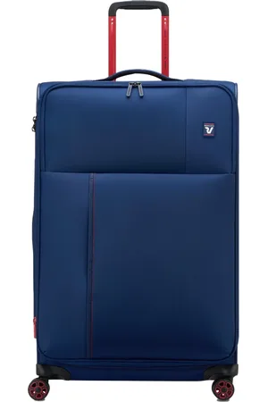 Roncato Walizki, unisex, Niebieski, ONE SIZE, Nylon, Duże walizki i trolleje 4-kołowe