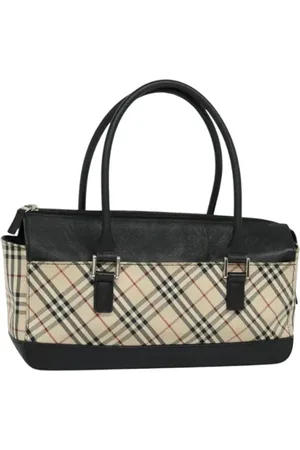 Burberry Pre-owned, Kobieta, Beżowy, ONE SIZE, Skóra, Pre-owned Canvas handbags