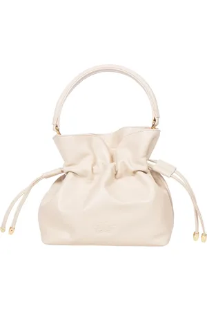 Aldo tramontano Torebki, Kobieta, Beżowy, ONE SIZE, Skóra, Mini Torba Skórzana z Rurkowatą Rączką