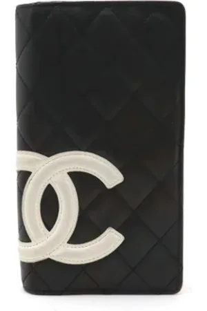 CHANEL Pre-owned, Kobieta, Czarny, ONE SIZE, Skóra, Pre-owned skórzane portfele
