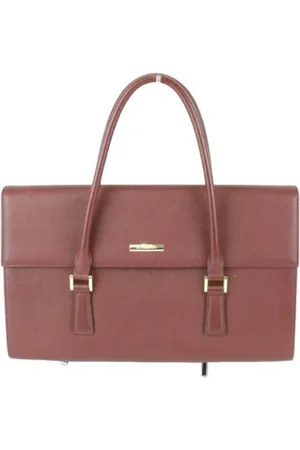 Burberry Pre-owned, Kobieta, Czerwony, ONE SIZE, Skóra, Pre-owned Leather totes