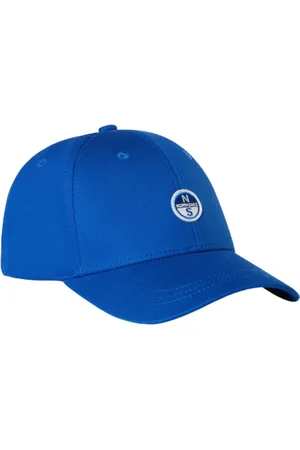 North Sails Akcesoria, Mężczyzna, Niebieski, ONE SIZE, Bawełna, Organiczna Bawełna Baseball Trucker Cap z Logo