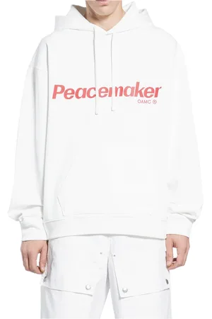 OAMC Bluzy, Mężczyzna, Biały, M, Peacemaker Flower Hoodie