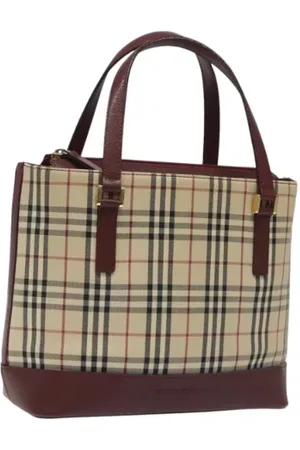 Burberry Pre-owned, Kobieta, Beżowy, ONE SIZE, Skóra, Pre-owned Canvas handbags