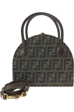 Fendi Pre-owned, Kobieta, brązowy, ONE SIZE, Skóra, Pre-owned Canvas handbags