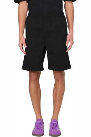 Carhartt Szorty, Mężczyzna, Czarny, S, Czarne stylowe regularne szorty dla mężczyzn