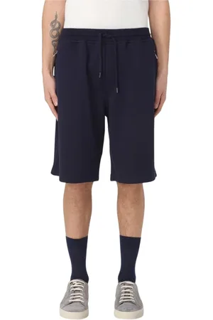 Brunello Cucinelli Szorty, Mężczyzna, Niebieski, 3XL, Szare luźne spodenki