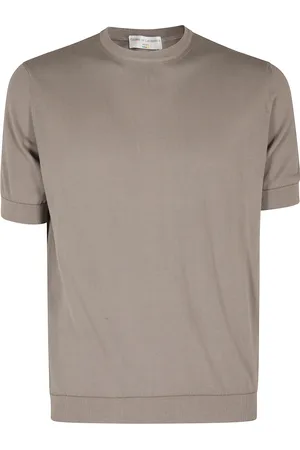 FILIPPO DE LAURENTIIS Koszulki, Mężczyzna, brązowy, 3XL, Miękka Bawełniana Koszula Delave