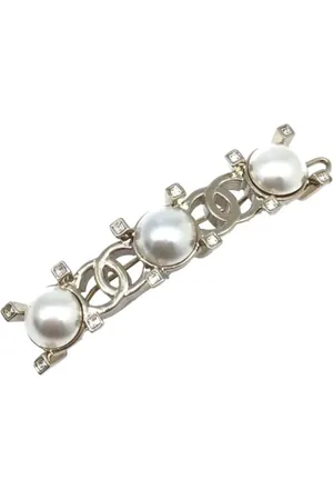 CHANEL Pre-owned, Kobieta, Żółty, ONE SIZE, Pre-owned Metal hair-accessories