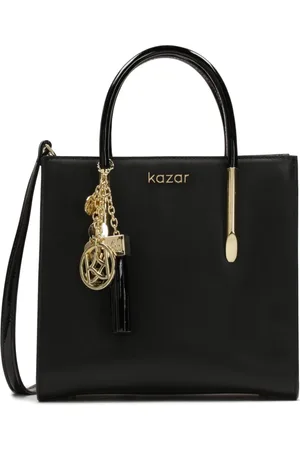 Kazar Torebki, Kobieta, Czarny, ONE SIZE, Elegancka czarna torebka z uchwytami do noszenia