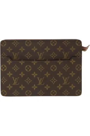 LOUIS VUITTON Pre-owned, Kobieta, brązowy, ONE SIZE, Len, Pre-owned Canvas clutches