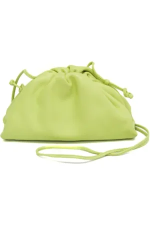 Bottega Veneta Pre-owned, Kobieta, Zielony, ONE SIZE, Skóra, Pre-owned Leather pouches