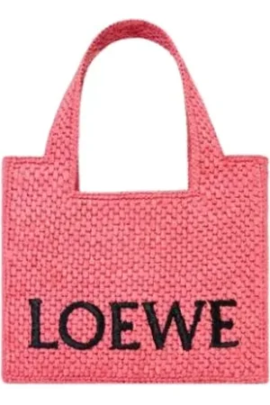 Loewe Torebki, Kobieta, Różowy, ONE SIZE, Torba Rafia Cube