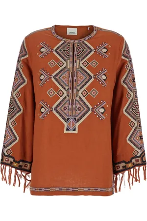 Isabel Marant Bluzki, Kobieta, Pomarańczowy, XS, Pomarańczowa Koszula Zelda-GD