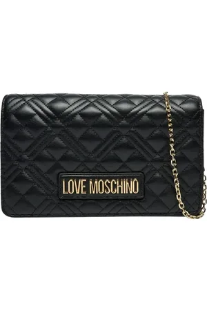 Moschino Torebki, Kobieta, Czarny, ONE SIZE, Czarna torba na ramię dla kobiet
