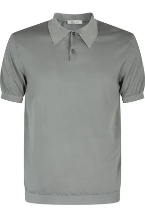 L.B.M. 1911 Koszulki, Mężczyzna, Zielony, L, Bawełna, Szałwia Bawełna Tricot Polo Koszulka