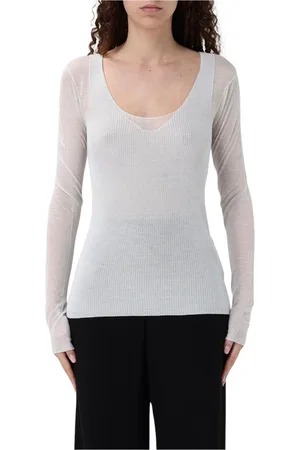 Paloma Wool Swetry, Kobieta, Biały, S, Biała Swetrowa Bluzka, Elegancki Styl