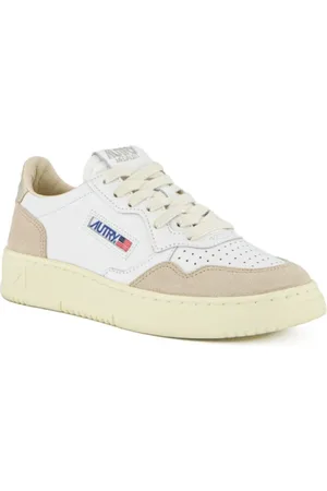 Autry Buty, Kobieta, Biały, 36 EU, Skóra, Niskie Sneakersy W Stylu Vintage