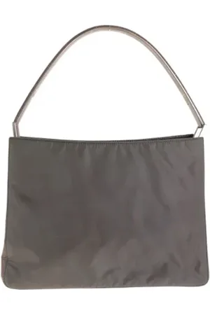 Prada Pre-owned, Kobieta, Szary, ONE SIZE, Nylon, Pre-owned Canvas handbags