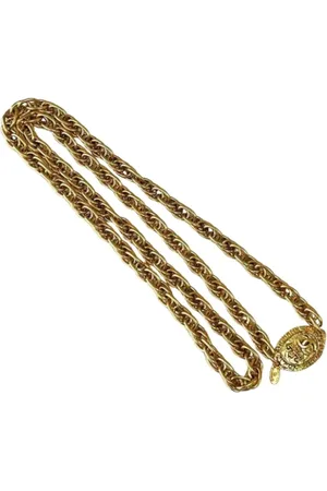 CHANEL Pre-owned, Kobieta, Żółty, ONE SIZE, Pre-owned Metal belts