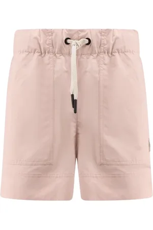 Moncler Szorty, Kobieta, Różowy, M, Różowe Szorty z Troczkami dla Kobiet