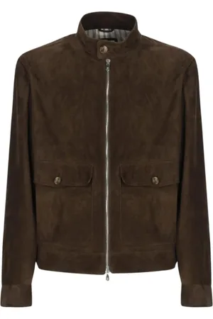 Brunello Cucinelli Kurtki, Mężczyzna, brązowy, L, Elegancki Brązowy Blezer