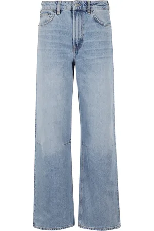 Fiorucci Jeansy, Kobieta, Niebieski, W25, Jasnoniebieskie Baggy Jeansy
