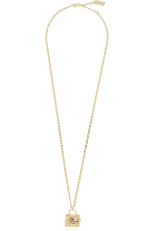 Marc Jacobs Akcesoria, Kobieta, Żółty, ONE SIZE, Naszyjnik z zawieszką