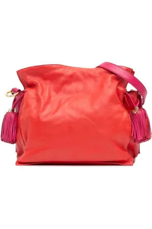 Loewe Pre-owned, Kobieta, Czerwony, ONE SIZE, Skóra, Pre-owned Leather crossbody-bags