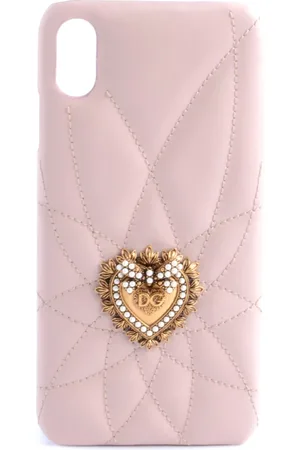 Dolce & Gabbana Akcesoria, Kobieta, Różowy, ONE SIZE, Etui na i Phone