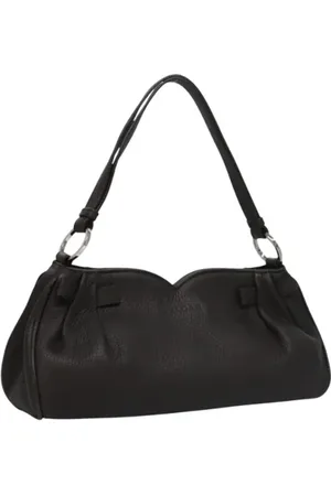 Bvlgari Pre-owned, Kobieta, Czarny, ONE SIZE, Skóra, Pre-owned Skórzane torebki