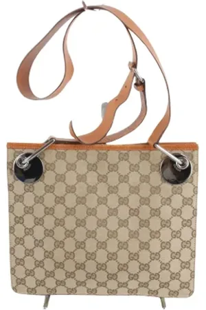 Gucci Pre-owned, Kobieta, Beżowy, ONE SIZE, Pre-owned Canvas gucci-bags