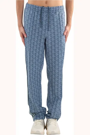 Lacoste Spodnie, Mężczyzna, Niebieski, XL, Stylowe Monogram Track Pants w HGI