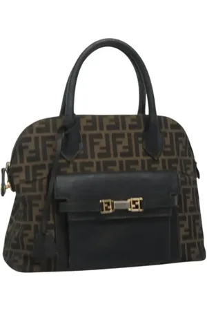 Fendi Pre-owned, Kobieta, brązowy, ONE SIZE, Skóra, Pre-owned Canvas handbags