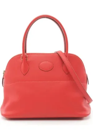 Hermès Pre-owned, Kobieta, Czerwony, ONE SIZE, Skóra, Pre-owned Skórzane torebki