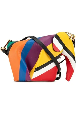 Loewe Pre-owned, Kobieta, Wielobarwność, ONE SIZE, Skóra, Pre-owned Leather crossbody-bags