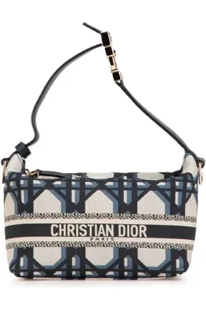 Dior Pre-owned, Kobieta, Niebieski, ONE SIZE, Skóra, Pre-owned Leather dior-bags