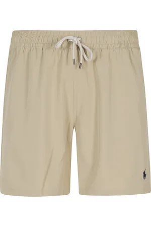 Ralph Lauren Szorty, Mężczyzna, brązowy, XL, Podróżniczy kostium beżowy z elastycznym pasem
