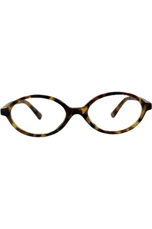Miu Miu Akcesoria, unisex, brązowy, ONE SIZE, Okrągłe okulary przeciwsłoneczne z cienkimi oprawkami