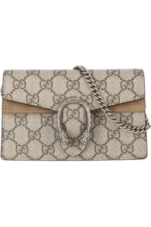 Gucci Pre-owned, Kobieta, brązowy, ONE SIZE, Pre-owned Coated canvas gucci-bags