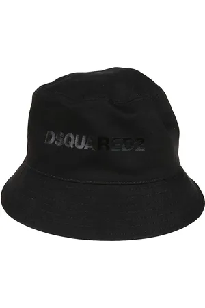 Dsquared2 Akcesoria, Mężczyzna, Czarny, M, Modny Bucket Hat na lato