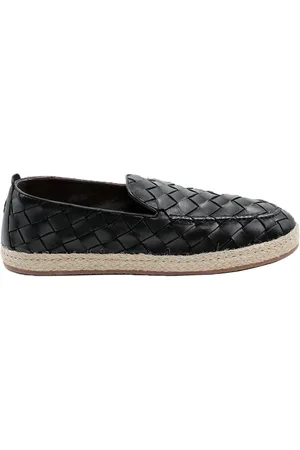 HENDERSON BARACCO Buty, Mężczyzna, Czarny, 42 EU, Czarne Plecione Skórzane Buty