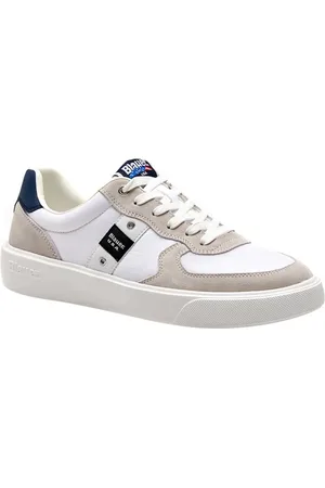 Blauer Buty, Mężczyzna, Biały, 44 EU, Wielokolorowe Sneakersy Męskie Stylowe i Wygodne