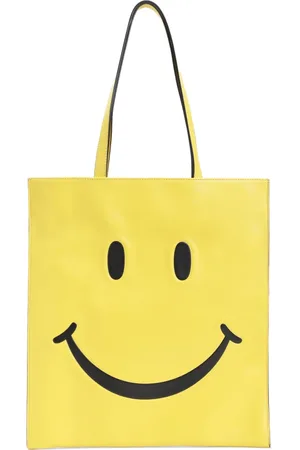 Moschino Torebki, Kobieta, Żółty, ONE SIZE, Żółto-Pomarańczowa Torba Shopper Aw 24