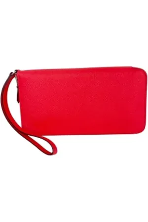 Hermès Pre-owned, Kobieta, Różowy, ONE SIZE, Skóra, Pre-owned skórzane portfele