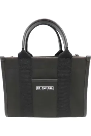 Balenciaga Pre-owned, Kobieta, Czarny, ONE SIZE, Len, Pre-owned Canvas balenciaga-bags