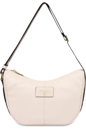 Pollini Torebki, Kobieta, Beżowy, ONE SIZE, Webbing Hobo Bag w Północy