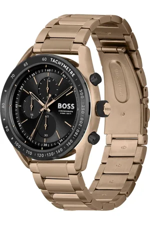 HUGO BOSS Akcesoria, Mężczyzna, Beżowy, ONE SIZE, Zegarek Kwarcowy Centre Court Ze Stali Nierdzewnej
